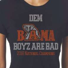 Dem Bama Boyz Are Bad Rhinestone T-Shirt