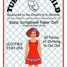 Kasia Scrapbook Paper Doll