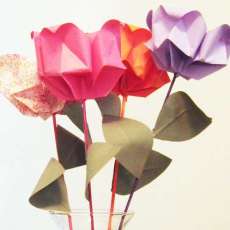 Origami Lotus Flower Bouquet