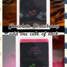 Chocolate covered strawberries tart collection