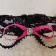 Cheethh Print Dog Collar with Swarovski Crystal
