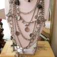 Chunky Layerd Cross Necklace Set
