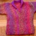 Hand Knit Baby Sweater