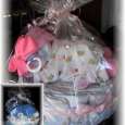 Diaper Cake Boy or Girl Embellished & Newborn Diaper Baby All In One!!!