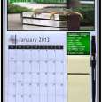 Magnetic Refrigerator Squirrel Calendar 2012 - 2014