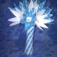 Blue poka dot daiseys