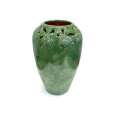 Handcarved Vase, Gold Leaf Interior