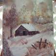 winter snow in the wood