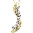 10K Diamond Journey Pendant