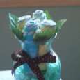 Baby Washcloth Bouquet in Vase