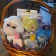 9" Baby Silver Basket