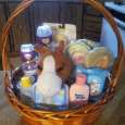 11" Baby Gold Basket