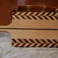Hand Made Bread Board Walnut & Curly Maple