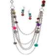 Paparazzi Multicolor Bead Necklace and Earring Set