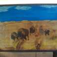 Southwestern wood paintings