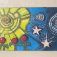Sun, Moon, Stars and Flowers jewelry organizeer