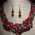Fiber Handknit Fantasy Necklace