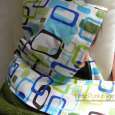 Geometric Shapes Hooded Bath Towel and Matching Washcloth set