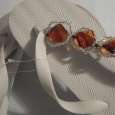 WHITE BRAZILIAN Jeweled Rubber Flip Flops