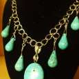Turquois and silver necklace