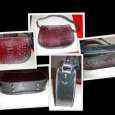 Embossed Gator Leather Handbag