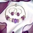 Purple Haze Bracelet & Earring Set