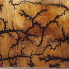 Fractal wood art