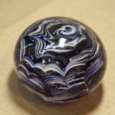 Blue and turquoise paperweight