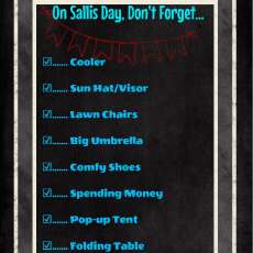 Sallis Day To-Do List