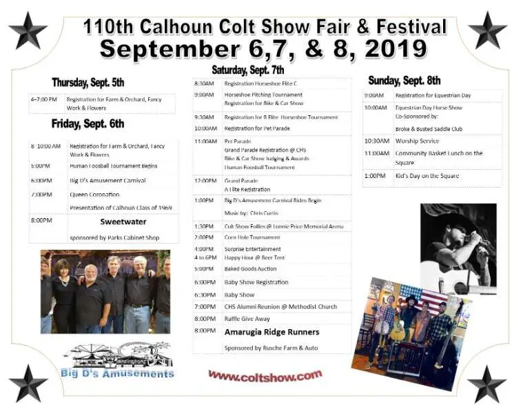 Calhoun Colt Show