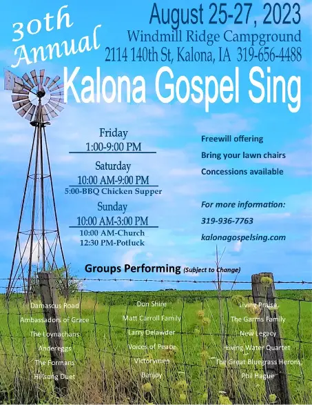 Kalona Gospel Sing