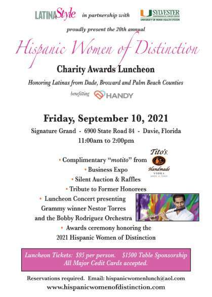 Hispanic Women of Distinction Charity Luncheon