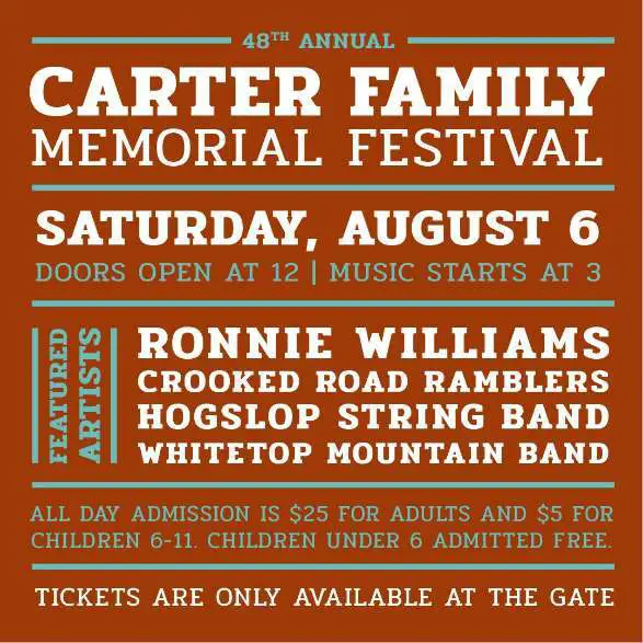 Carter Fold Music Gathering Festival