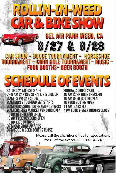 Rollin-in-Weed Car and Bike Show