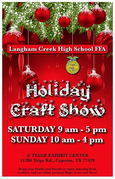 Langham Creek FFA Holiday Craft Show