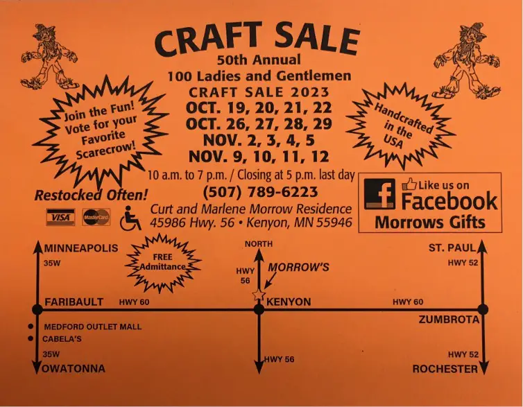 Ladies and Gentlemen Craft Sale