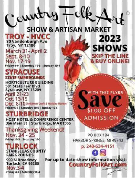 Country Folk Art Show & Artisan Market / Fall Troy