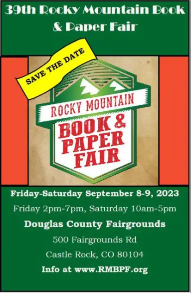 Rocky Mountain Book & Paper Fair