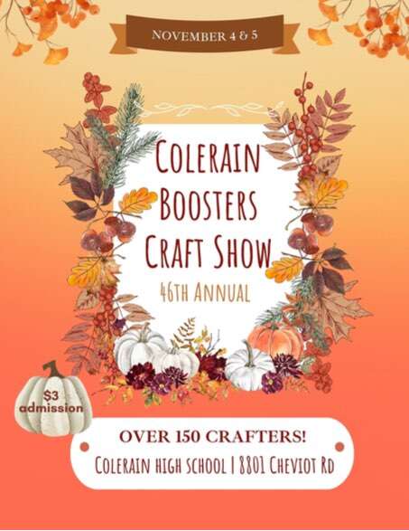 Colerain High School Boosters Craft Show