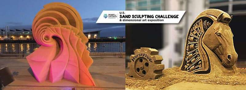 U.S. Sand Sculpting Challenge and Dimensional Art Expo