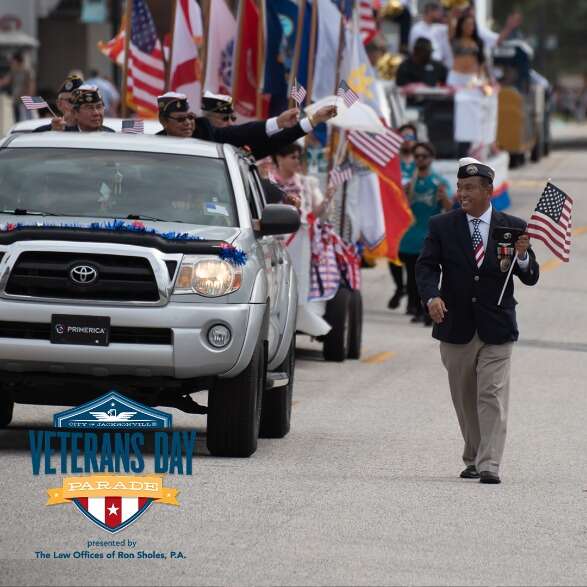 Veterans Day Parade by the Law Offices of Ron Sholes