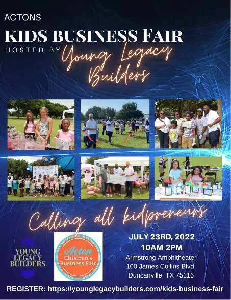 Young Legacy Builders Kids Business Fair