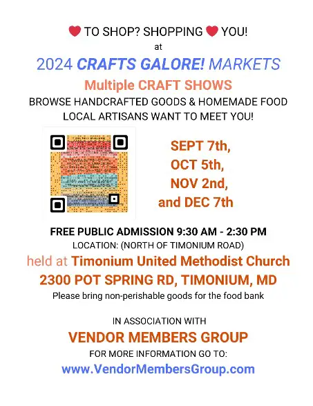 Crafts Galore! - September Craft Market