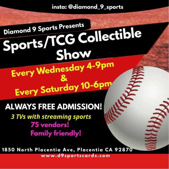 Diamond 9 Sports Collectible Show
