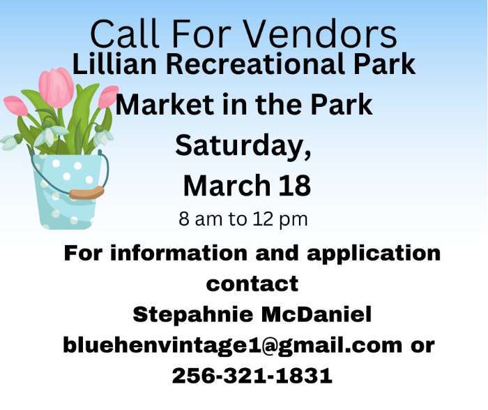 Market in the Park - March