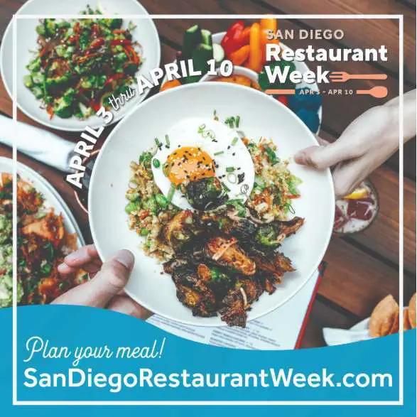 San Diego Restaurant Week - Savor the Spring