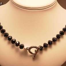 Black Crystal Necklace