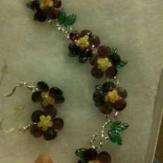 Summer Flower Bracelet Set