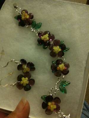 Summer Flower Bracelet Set