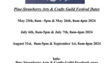 Pine-Strawberry Arts & Crafts Festival - May